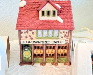 Lot #363 Dept. 56 Christmas Village Lot – Buildings & Figurines – Holiday Village Display Pieces