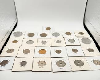 Lot #186 Extensive French Coin Collection – 19th Century, Pre-WWI, WWI & WWII France Francs & Centimes | Estate World Coins