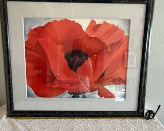 Lot #454“Red Poppy” – Georgia O’Keeffe Floral Lithograph, Professionally Framed Fine Art Print
Lot #454“Red Poppy” – Georgia O’Keeffe Floral Lithograph, Professionally Framed Fine Art Print