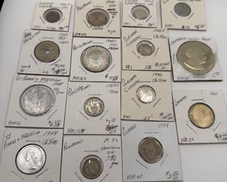 Lot #138 Vintage World Coin Collection – Philippines, Suriname, Caribbean & Pacific Issues | Estate Numismatic Lot