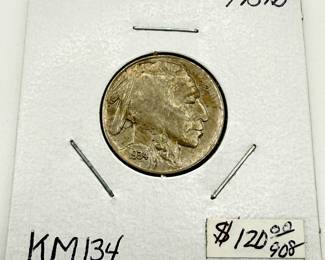 Lot #73 1934-D Buffalo Nickel Group | Denver Mint | Collector-Noted Varieties & Errors | Estate Coin Lot