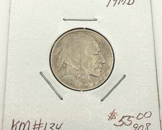 Lot #72 Vintage U.S. Buffalo Nickel Group (1913–1938) | Early Dates & Denver Mints | Estate Coin Lot