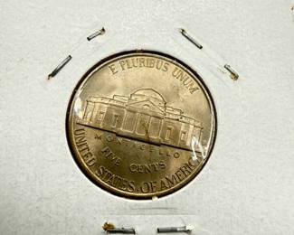 Lot #78 Jefferson Nickel Collection (1938–1942) | Early Dates & WWII Silver | Collector-Noted Full Steps | Estate Coin Lot