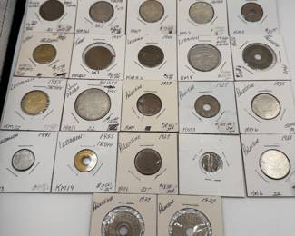 Lot #143 Vintage Middle Eastern Coin Collection – Palestine, Lebanon & Saudi Arabia | Estate World Coins Lot