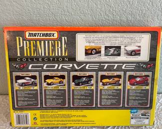Lot #31 Matchbox Premier Collection Corvette Set with Loose Corvette Model Cars
