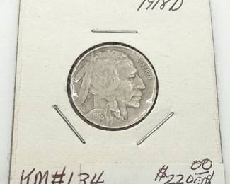 Lot #72 Vintage U.S. Buffalo Nickel Group (1913–1938) | Early Dates & Denver Mints | Estate Coin Lot