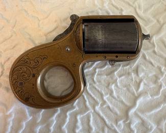 Lot #443 Antique Knuckle Duster “My Friend” – Victorian Self-Defense Weapon with Engraved Brass Grip