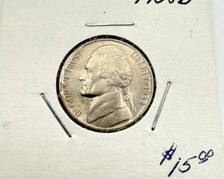 Lot #76 Jefferson Nickel Group (1938–1944) | WWII Silver War Nickels & Early Dates | Estate Coin Lot