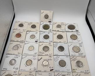 Lot #135 Vintage Latin American Coin Collection – Peru, Panama, Colombia & More | Estate World Coins Lot