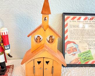 Lot #362 Vintage Christmas Décor Lot – 1950s Napco Spaghetti-Trim Santa, Nutcracker & Holiday Figurines