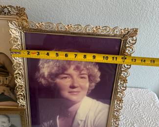 Lot #380 Vintage Ornate Gold-Tone Picture Frames – Decorative Baroque Style Frames – Multiple Sizes