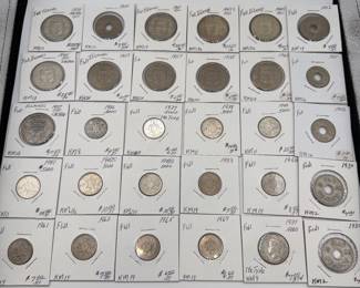 Lot #140 Extensive Fiji Coin Collection – Silver & Holed Issues, 1930s–1960s | British Commonwealth Estate Coins