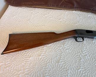 Lot #442Vintage Shotgun – Classic Wood Stock & Long Barrel – Estate Firearm for Collection or Display