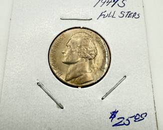 Lot #91 Vintage Jefferson Nickel Collection | WWII War Nickels, Silver Issues, Full Steps & Key Dates | Estate Coin Lot