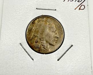 Lot #73 1934-D Buffalo Nickel Group | Denver Mint | Collector-Noted Varieties & Errors | Estate Coin Lot