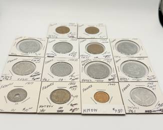 Lot #172 Vintage France Coin Collection (1917–1945) | French Francs & Silver Issues | WWII-Era European Coins | Estate Collectio
Lot #172 Vintage France Coin Collection (1917–1945) | French Francs & Silver Issues | WWII-Era European Coins | Estate Collectio