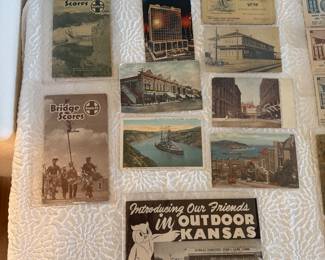 Lot #4 Diverse and nostalgic lot of mid-20th-century American paper ephemera - Bryce Canyon, Niagara Falls, Santa Fe Rail Road