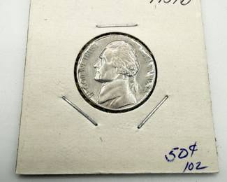 Lot #94 Large Jefferson Nickel Lot | WWII War Nickels, 1940s FS & Close Steps, P-D-S Mint Marks