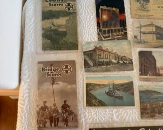 Lot #4 Diverse and nostalgic lot of mid-20th-century American paper ephemera - Bryce Canyon, Niagara Falls, Santa Fe Rail Road