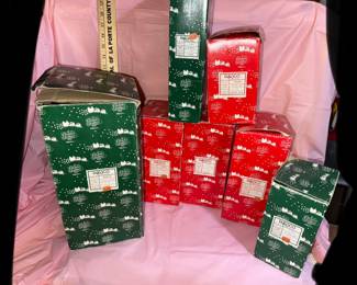 Enesco Glass Trees and Reindeer $45.00 for all