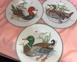 Fitz and Floyd Canard Sauvage 3 Plates $10.00
