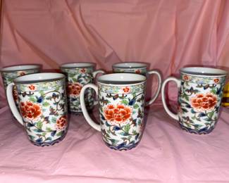 8 Arita Japanese Mugs $80.00