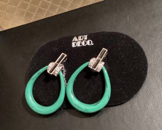 Art Deco Heirlooms of Tomorrow Earrings Pierced $28.00