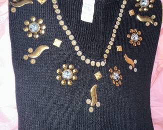 One Size Fits All Black Sweater $8.00