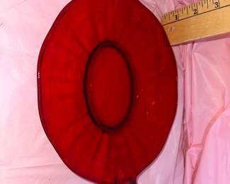 Fostoria Lafayette Ruby Red Glass $14.00