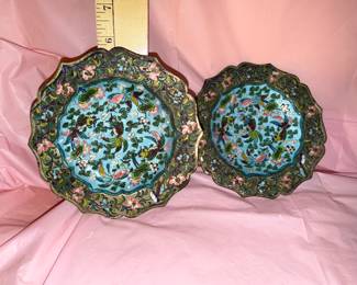 2 Cloisonne Bowls $24.00