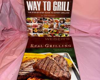 2 Weber's Grill Books $6.00