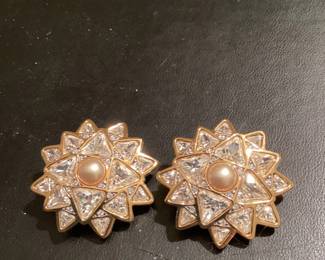 Swarovski Sunburst Clip on Earrings $18.00