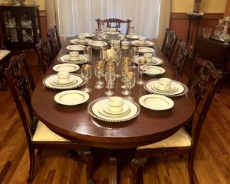 Nice Table with Ten Chairs