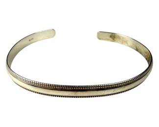 Sterling Silver Milgrain Cuff Bracelet