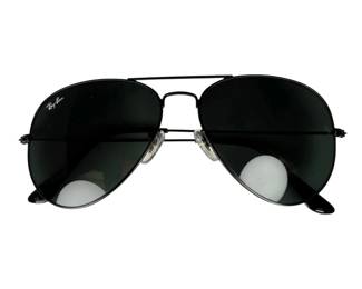 Black Aviator Sunglasses