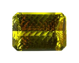 Genuine 8pt3ct Fancy Lemon Quartz Loose Gemstone