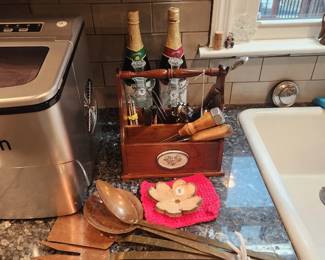 Copper & Brass long handle Cooking Utensils