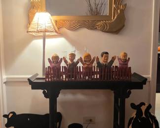 Stephen Huneck Mirror, Woody Jackson Cows