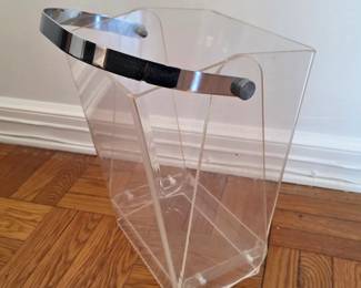 MCM Lucite Magazine holder