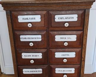 Apothecary cabinet