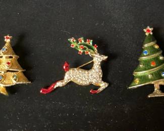 3 Christmas Pins
