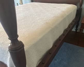 Beautiful details on this Henkel-Harris Bed - Queen Size
