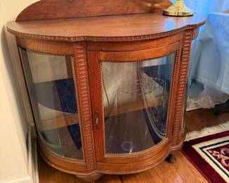 *	#15	Antique Display Cabinet 37x19x30	 $125.00 				