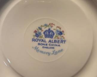 *	#66	Royal Albert "Memory Lane"	 $100.00 				