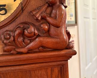 #39	Antique Grandfather Clock "As Is" 78"H	 $100.00 	