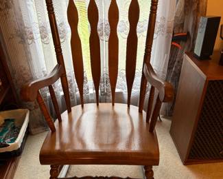 	#63	Vintage Maple Rocking Chair	 $60.00 				