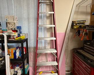 *	#53	Werner Fiberglass Ladder 8'	 $80.00 				