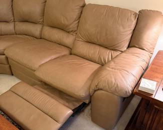 #16	Leather Reclining Sectional 8"x8'	 $350.00 