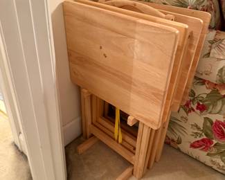 *	#65	TV trays w/stand	 $25.00 				