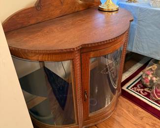 *	#15	Antique Display Cabinet 37x19x30	 $125.00 				